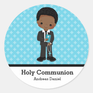 Holy Communion Classic Round Sticker