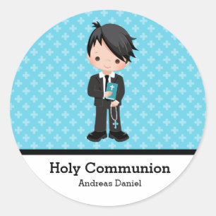 Holy Communion Classic Round Sticker