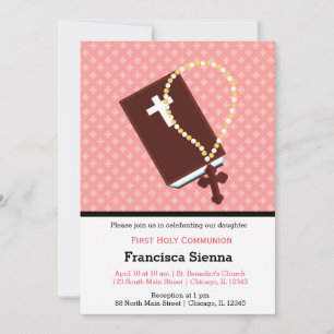 Holy Communion girl Invitation