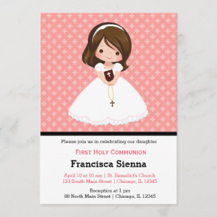 Holy Communion girl Invitation