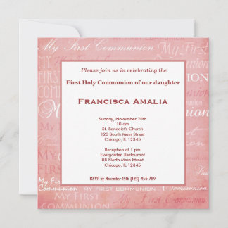 Holy Communion Invitation