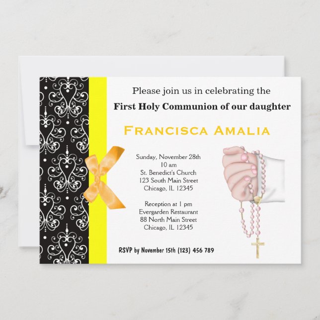 Holy Communion Invitation (Front)