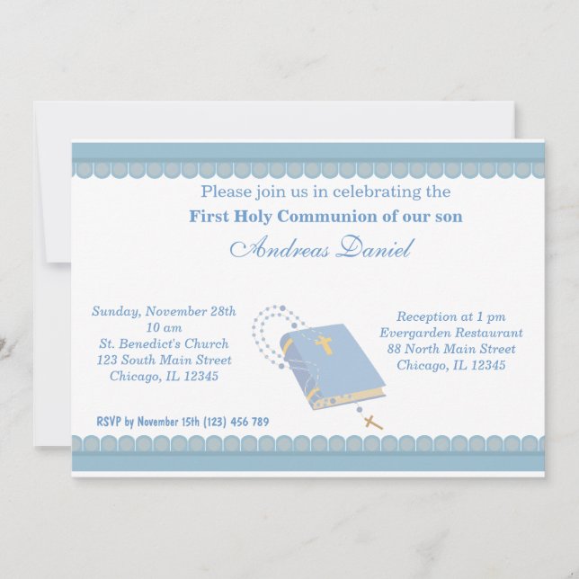 Holy Communion Invitation (Front)