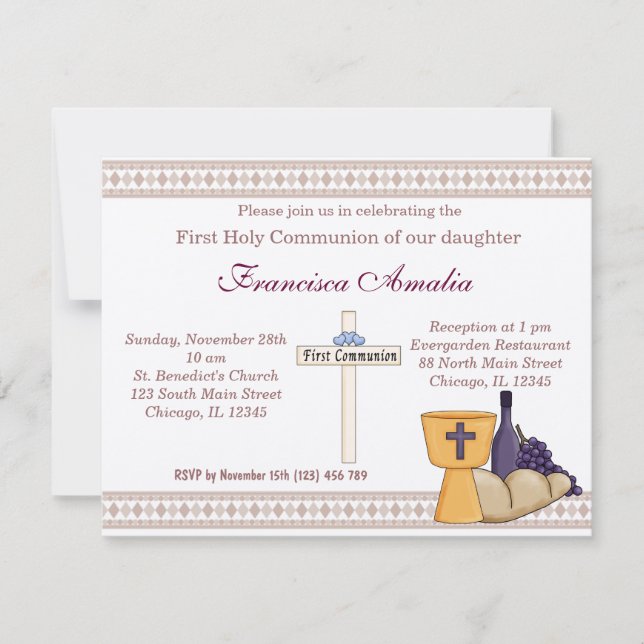 Holy Communion Invitation (Front)
