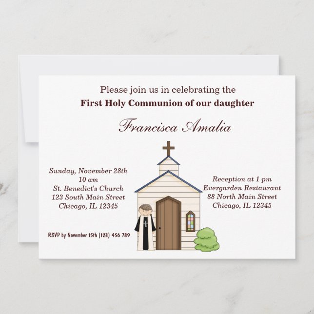 Holy Communion Invitation (Front)