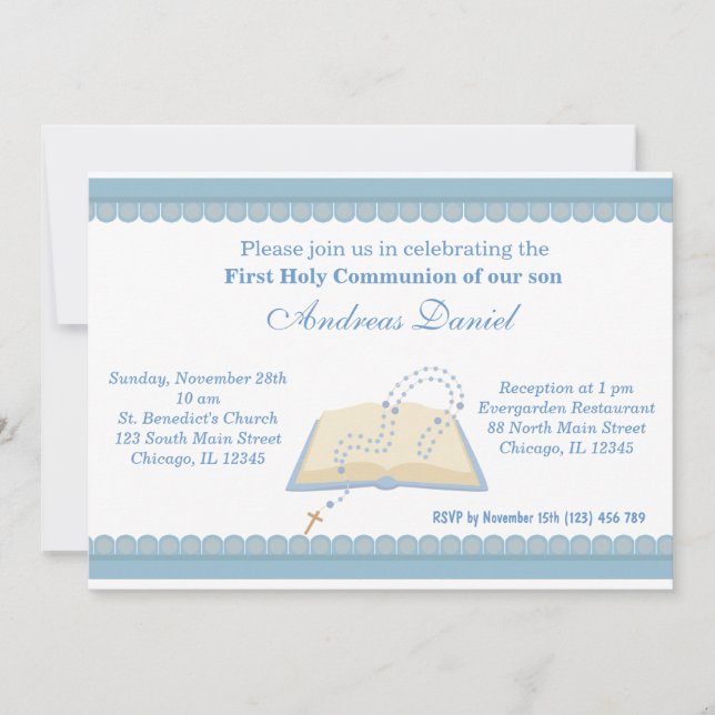 Holy Communion Invitation (Front)