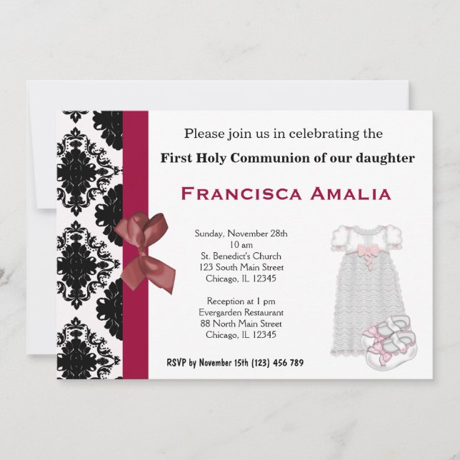 Holy Communion Invitation (Front)