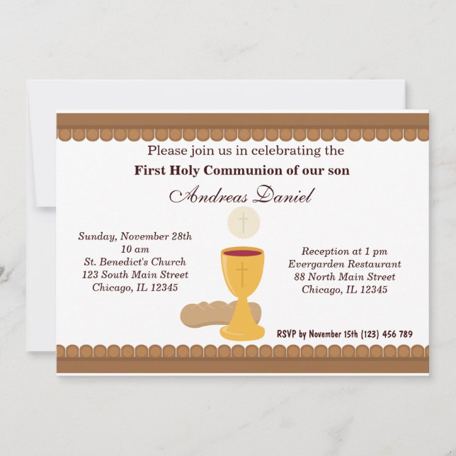 Holy Communion Invitation (Front)