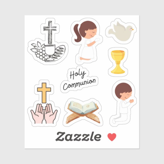 Holy Communion Stickers (Sheet)