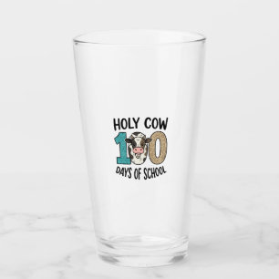Holy Cow 100 Days of School Vintage Cow Shirt Desi Glass