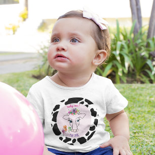 Holy Cow 1st Birthday Baby T-Shirt