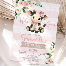 Holy Cow 1st Birthday Highland