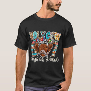 Holy Cow 67 Days Of School Teacher Six Seven Meme T-Shirt