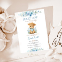 Holy Cow Baby Shower Boy