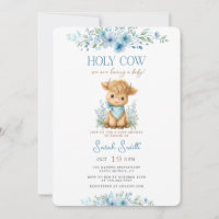 Holy Cow Baby Shower Boy