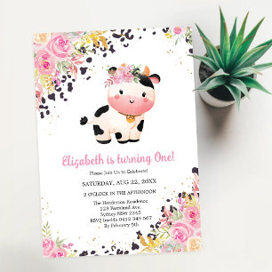 Holy Cow Birthday Invitation
