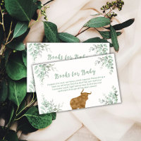 Holy Cow Boho Greenery Books For Baby Shower
