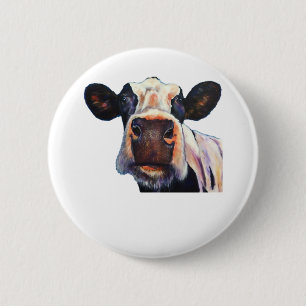 Holy Cow Classic T-Shirt 6 Cm Round Badge