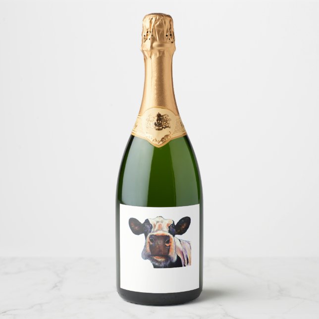 Holy Cow Classic T-Shirt Sparkling Wine Label (Front)