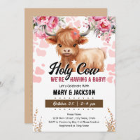 Holy Cow Floral Baby Shower