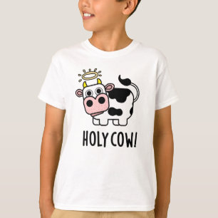 Holy Cow Funny Holy Animal Pun T-Shirt