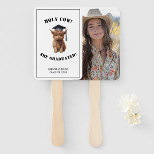 Holy Cow! Graduation  Hand Fan