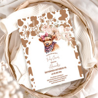 Holy Cow Highland Cow Baby Shower Baby Shower