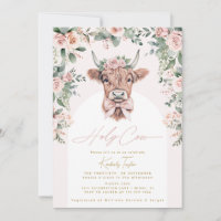 Holy Cow Highland Cow Boho Bridal Shower