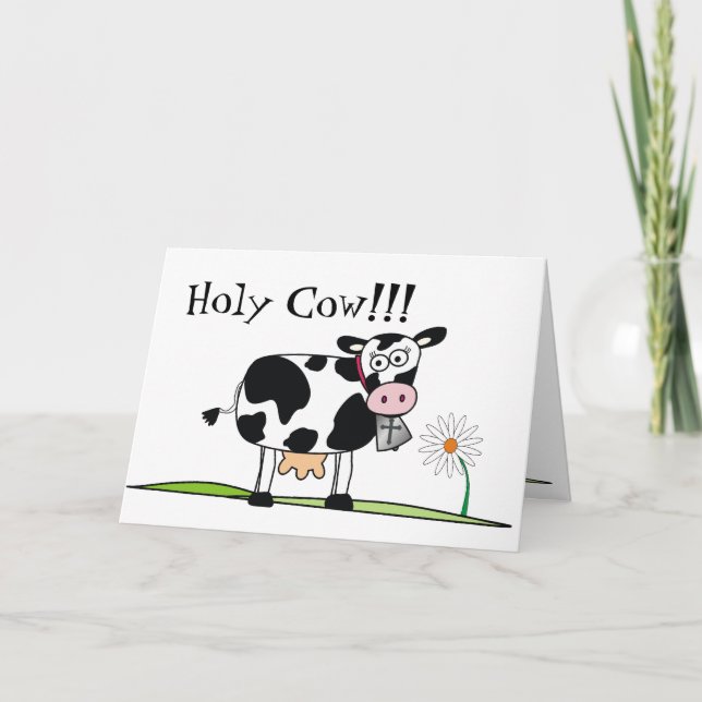 Holy Cow-I forgot your Birthday Card (Front)