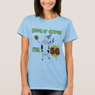 Holy Cow I'm 50 Birthday Tshirts and Gifts