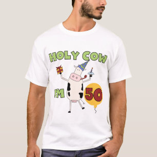 Holy Cow I'm 50 Birthday Tshirts and Gifts