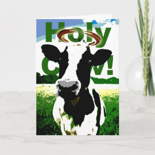 Holy Cow! It's your birthday! Hope it's Happy Card