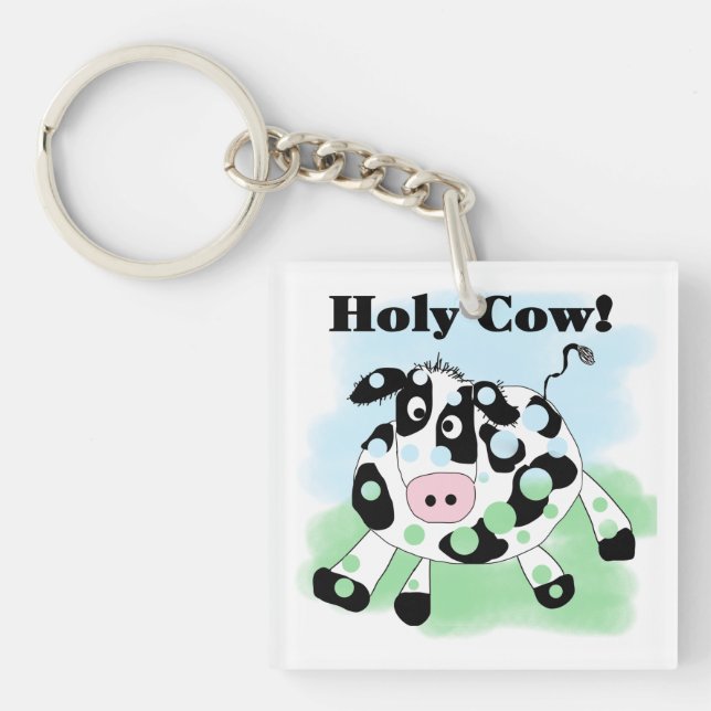 Holy Cow Key Ring (Front)