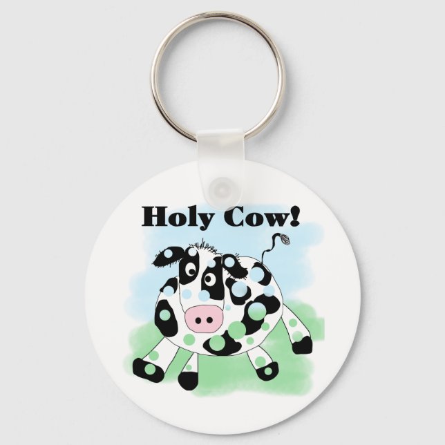 Holy Cow Key Ring (Front)