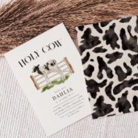 Holy Cow Modern Simple Farm Birthday Party