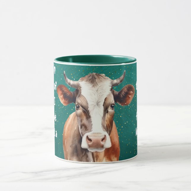 holy Cow Mug Farm Animal Design  (Center)