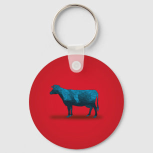 Holy Cow... No.1 Farm Series Key Ring