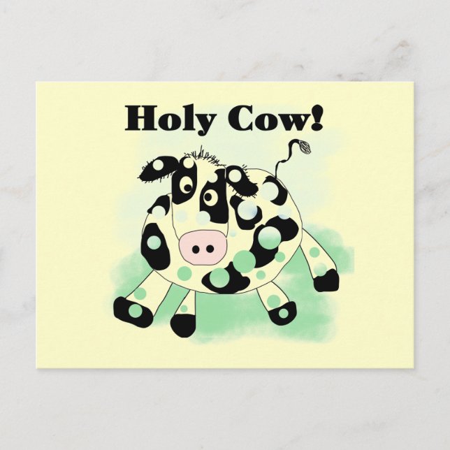 Holy Cow Tshirts and Gifts Postcard (Front)
