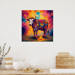 Holy Cows in Diwali Disguise Poster