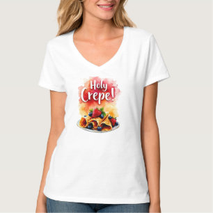 Holy Crepe! - Funny Berry Print Design for Berry T-Shirt