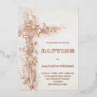Holy cross Baptism Foil Invitation