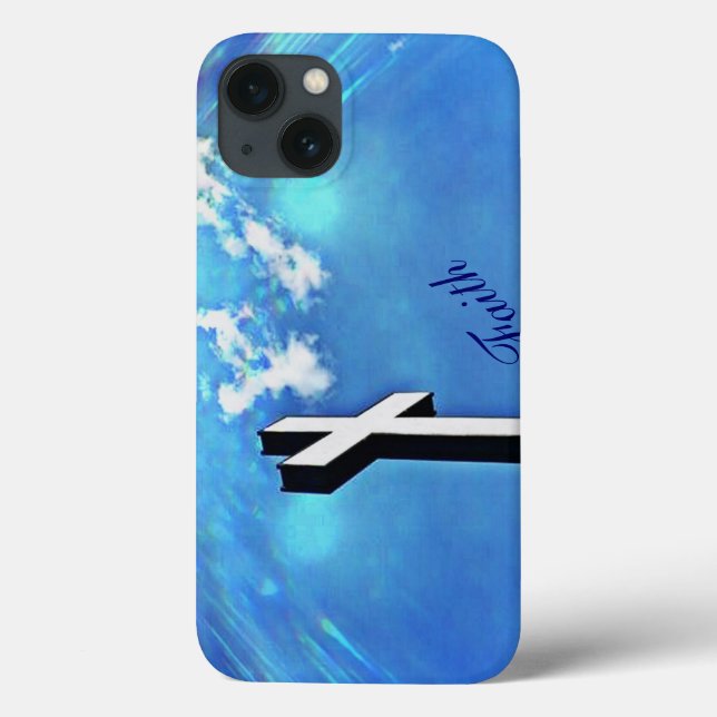 Holy Cross Blue Skies iPad Case (Back)