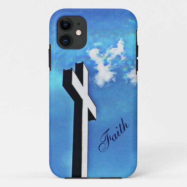 Holy Cross Blue Skies iPhone 5 Case (Back)