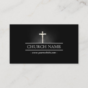 Holy Cross Church Pastor Minister Business Card