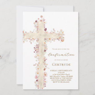 Holy cross Confirmation Invitation