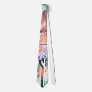 Holy Cross Pastel Distressed Tie
