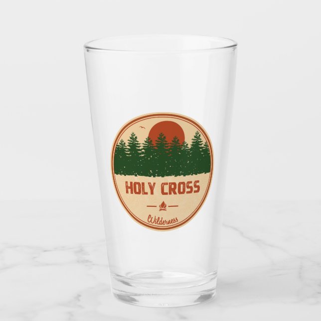 Holy Cross Wilderness Colorado Glass (Front)