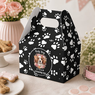 Holy Dog, I'm One   Dog Girl 1st Birthday Favour Box