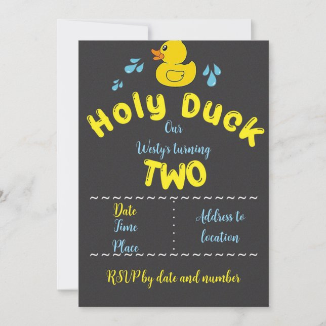 Holy Duck im 2 Invitation (Front)