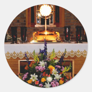 Holy Eucharist Holy Communion Classic Round Sticker